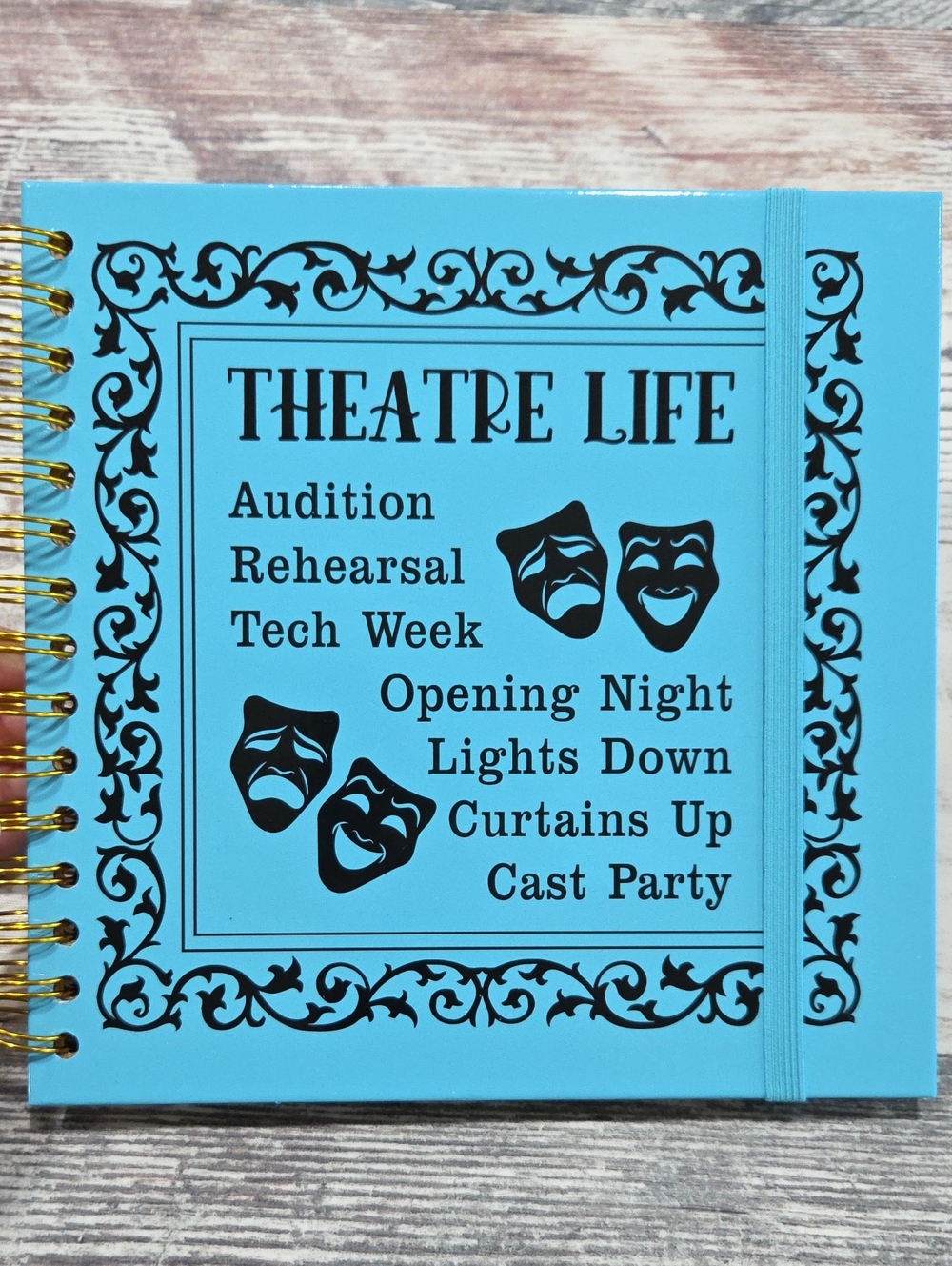 Theatre Life Spiral Scrapbook / Photo Album